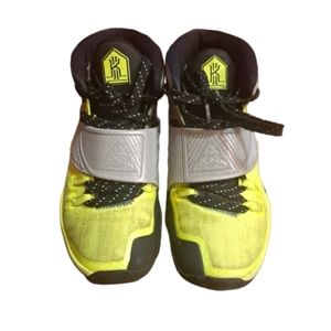 Nike Kyrie 6 Cross PS Volt Green/Black Basketball Sneakers Sz 2Y